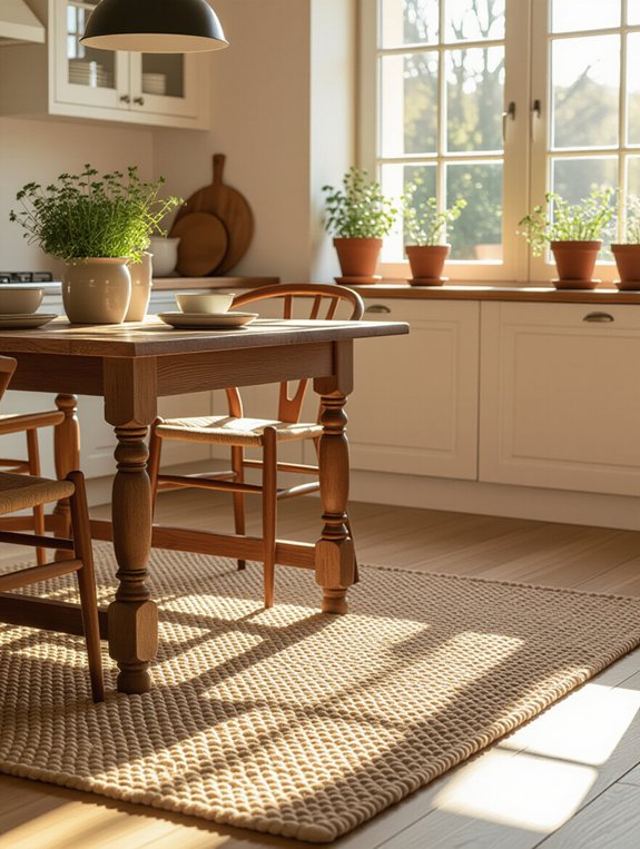 cozy durable kitchen rug
