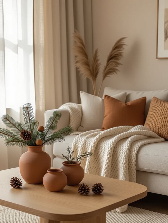 cozy earthy decor tones