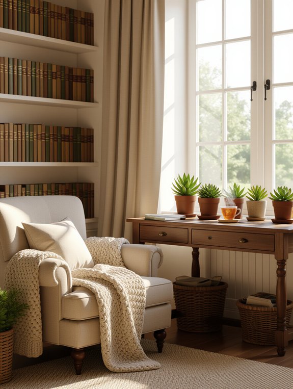 cozy focus enhancing workspace nook