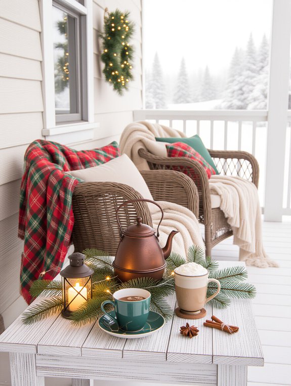 cozy hot beverage station