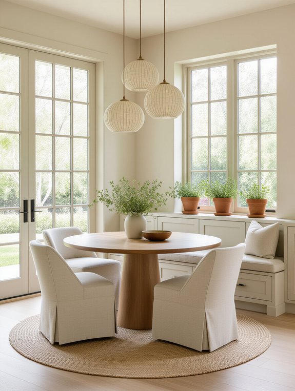 cozy intimate dining nook
