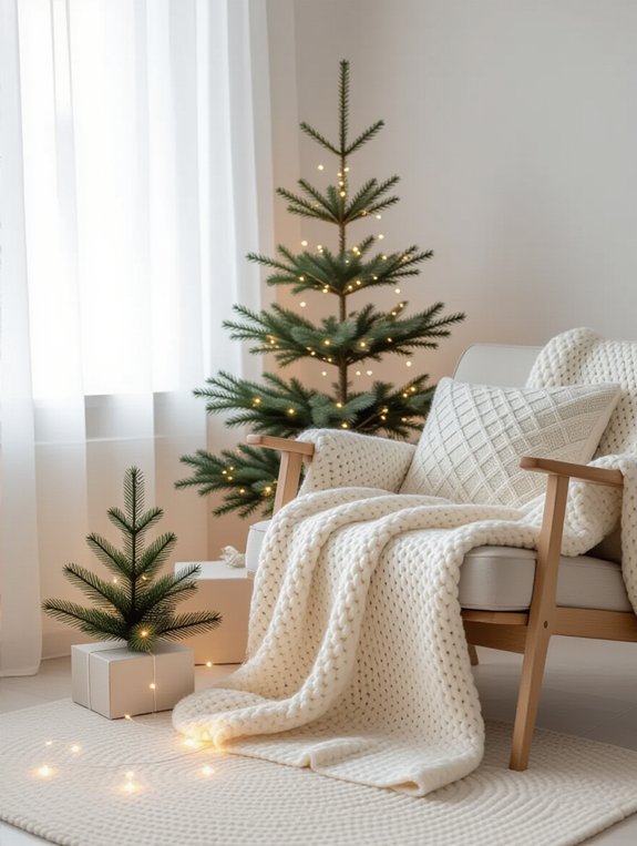 cozy minimalist textile decor