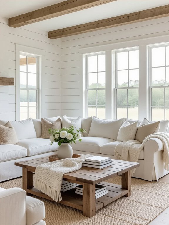 cozy modern farmhouse aesthetic