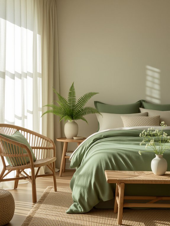 cozy natural bedroom elements