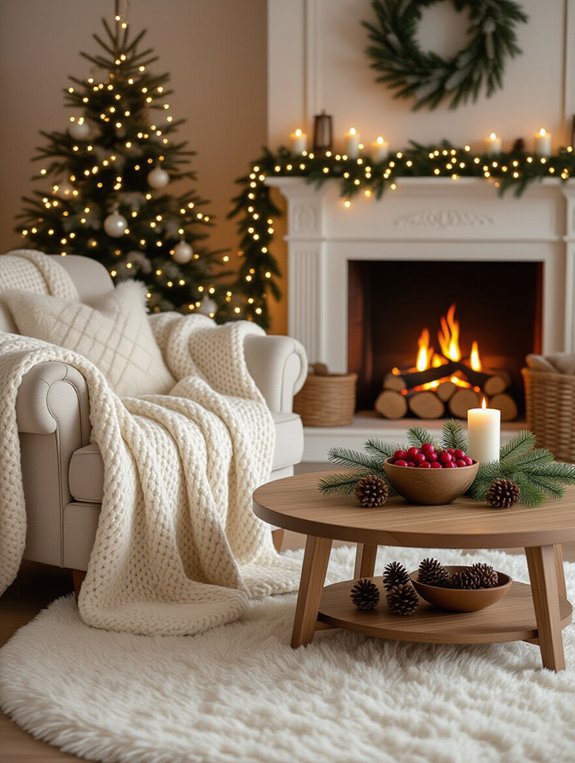 cozy natural winter decor