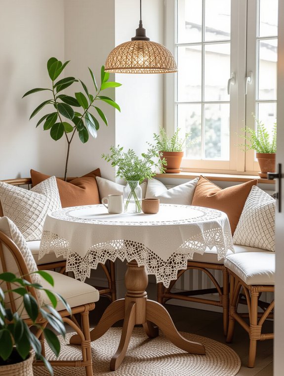 cozy nook with cushions