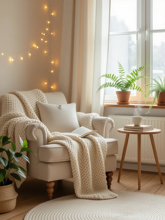 cozy reading nook design