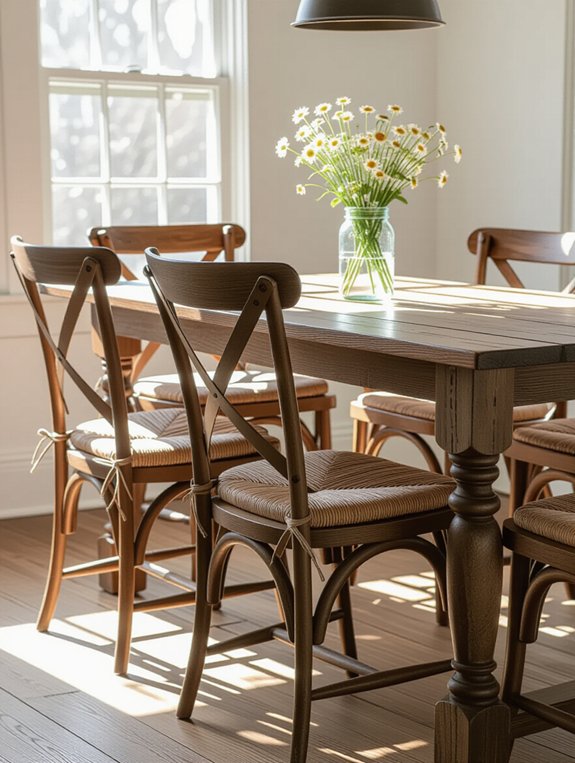 cozy rustic dining atmosphere