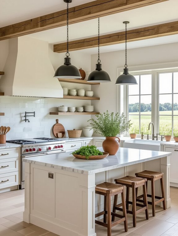 cozy rustic farmhouse kitchens