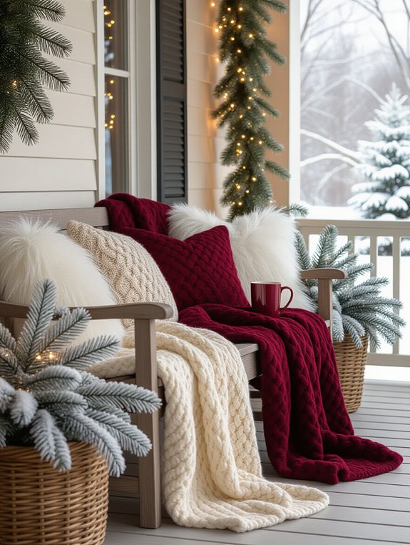 cozy textiles create warmth