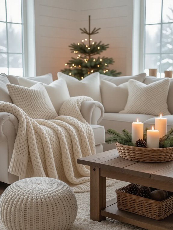 cozy up with textiles