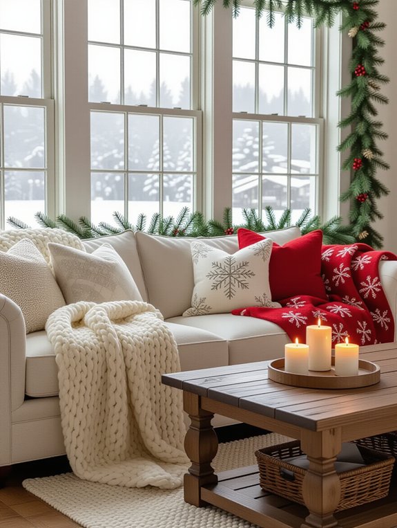 cozy up with throws