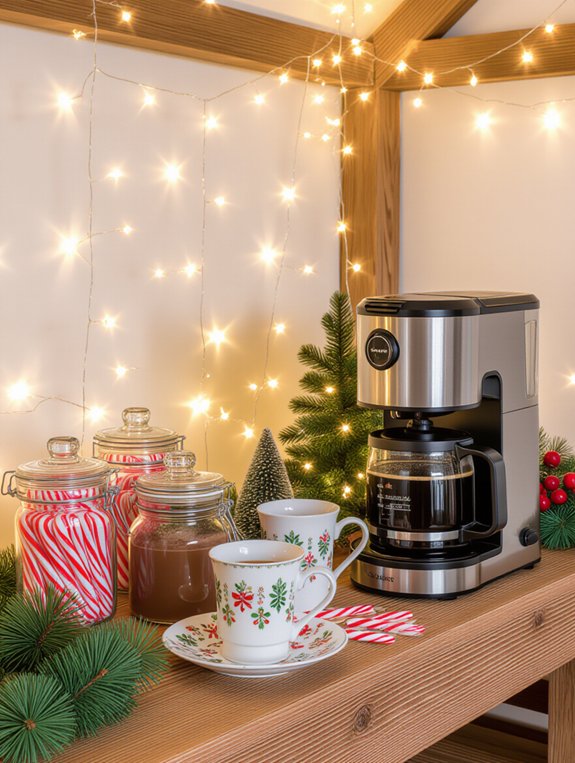 cozy winter wonderland ambiance