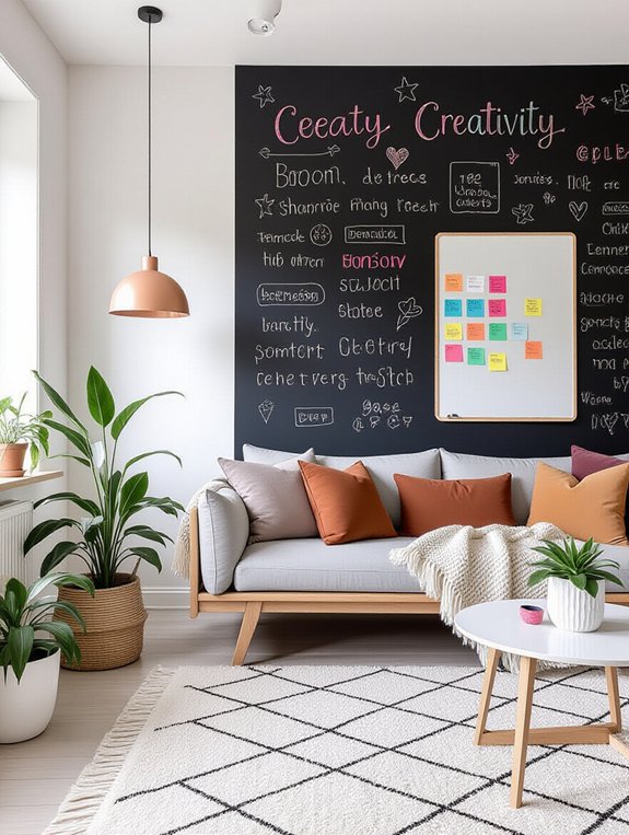 creative interactive wall feature
