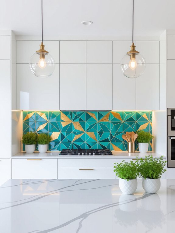 creative kitchen wall designs