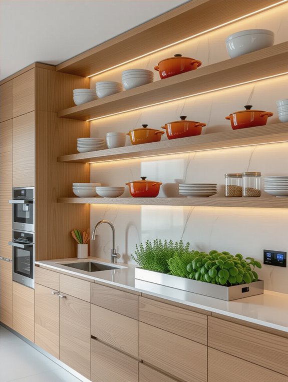 customizable kitchen shelving solutions