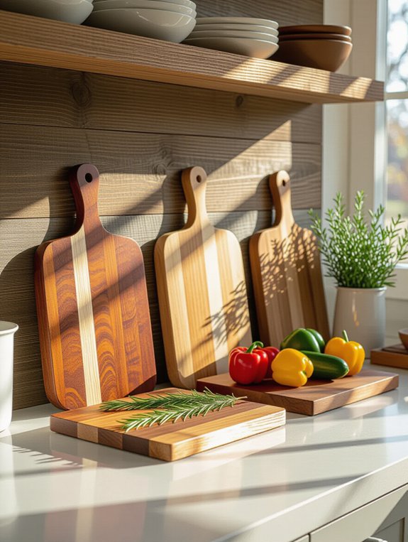decorative cutting board displays