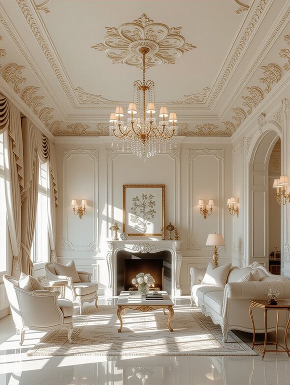 decorative molding enhances interiors