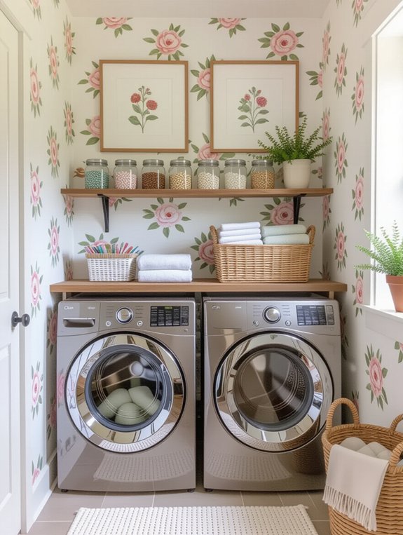 decorative touches for laundry