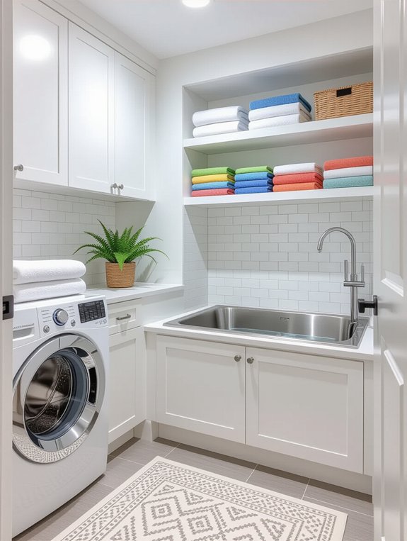 dedicated pet washing area