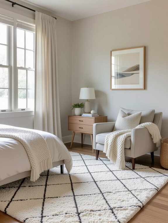 define spaces with rugs