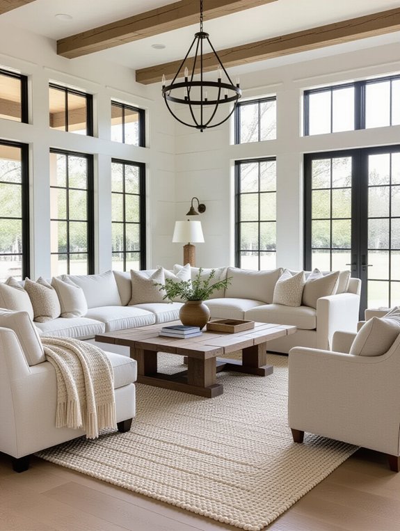 define spaces with rugs