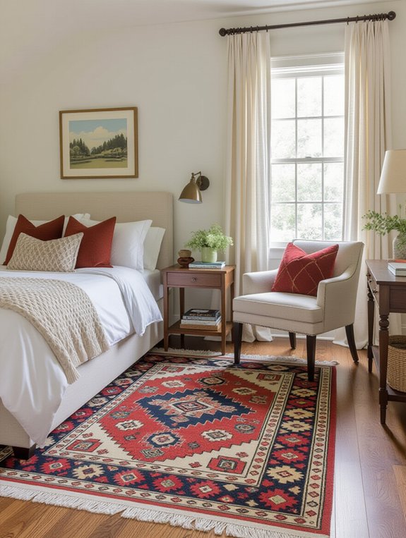 define spaces with rugs