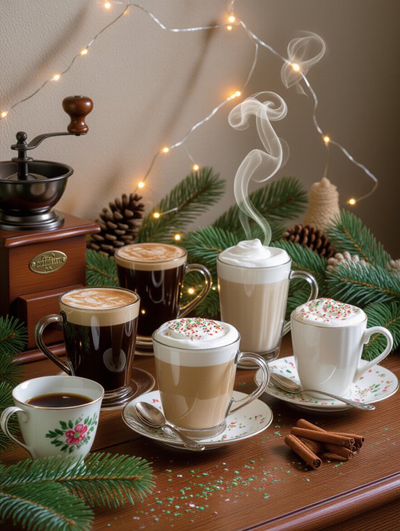 diverse coffee options available