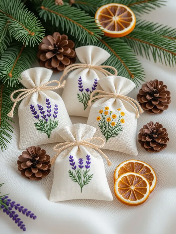 diy scented herbal sachets