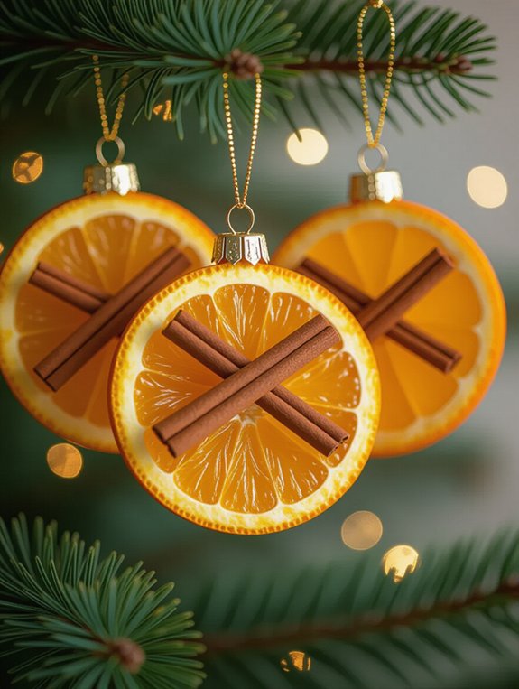 dried orange slice ornaments