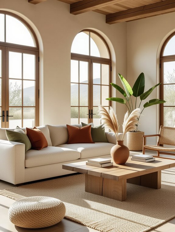earthy tones for tranquility