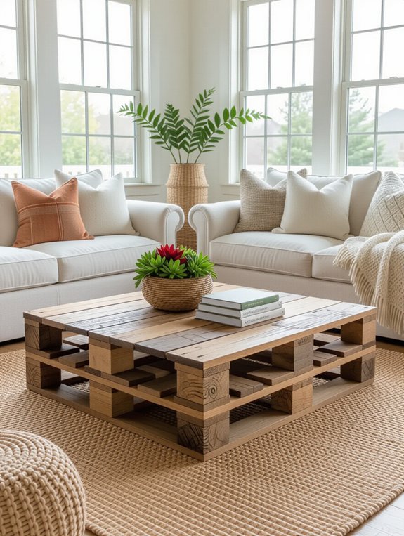eco friendly rustic center table