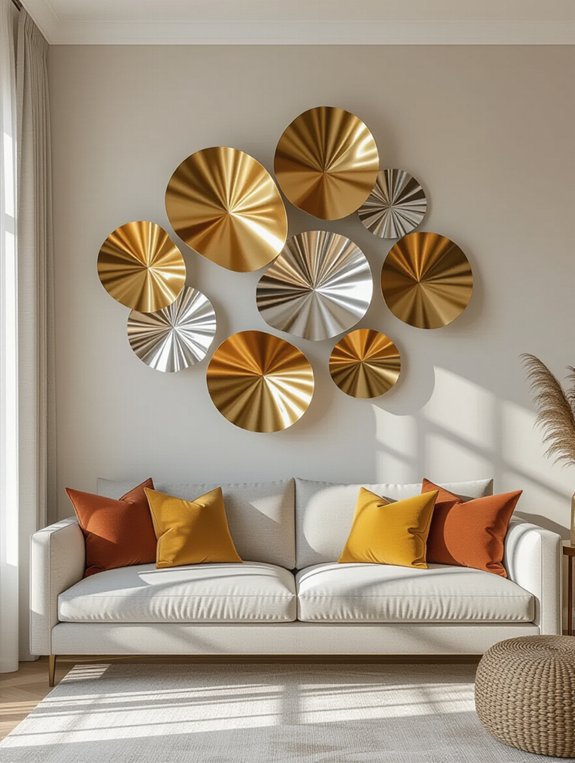 edgy elegant living room decor