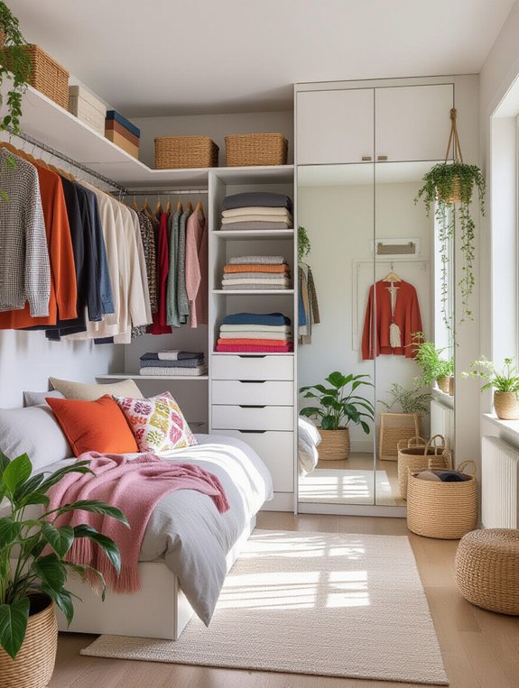 efficient closet space organization