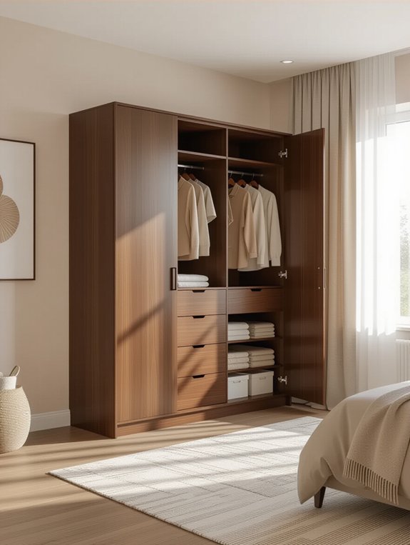 efficient wardrobe storage solution