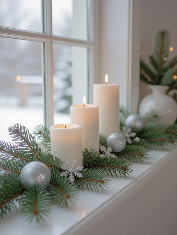 elegant candle arrangements enhance ambiance