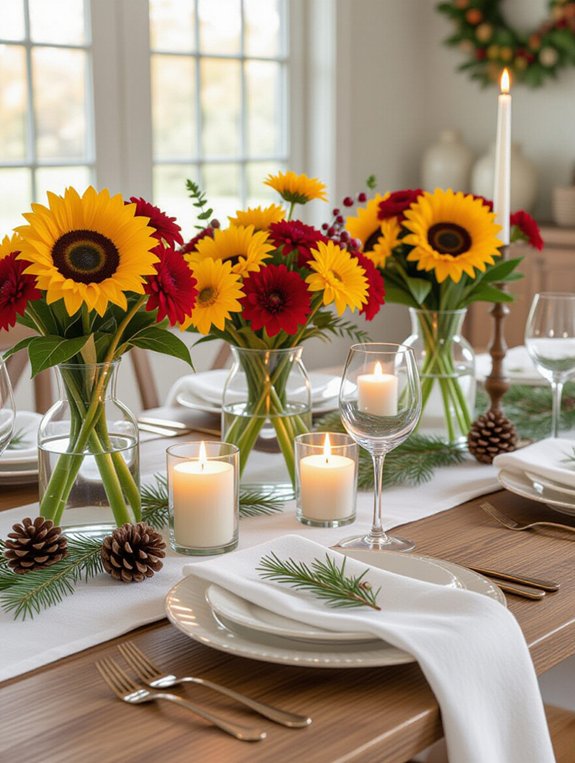 elegant clear glass vases