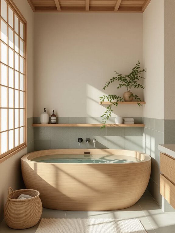 elegant japanese soaking tubs