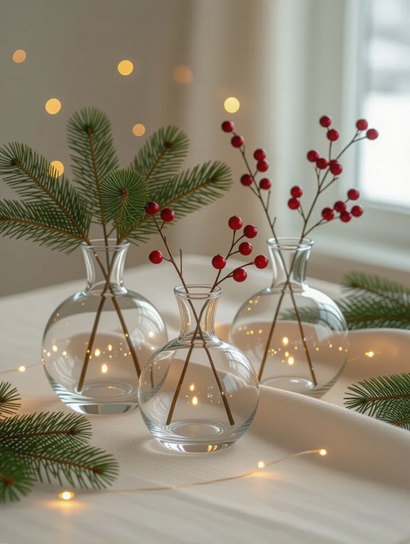 elegant minimalist holiday d cor