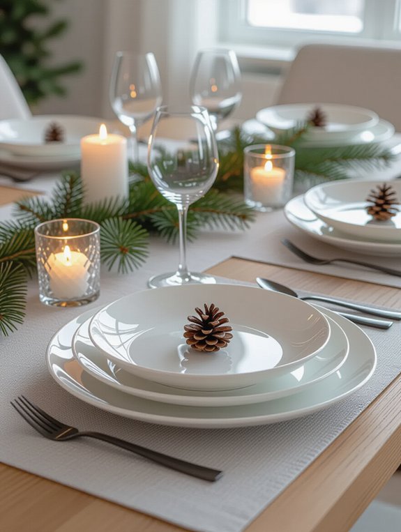elegant minimalist tableware selection