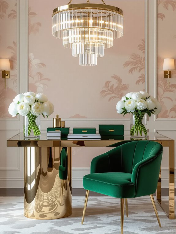 elegant modern workspace design