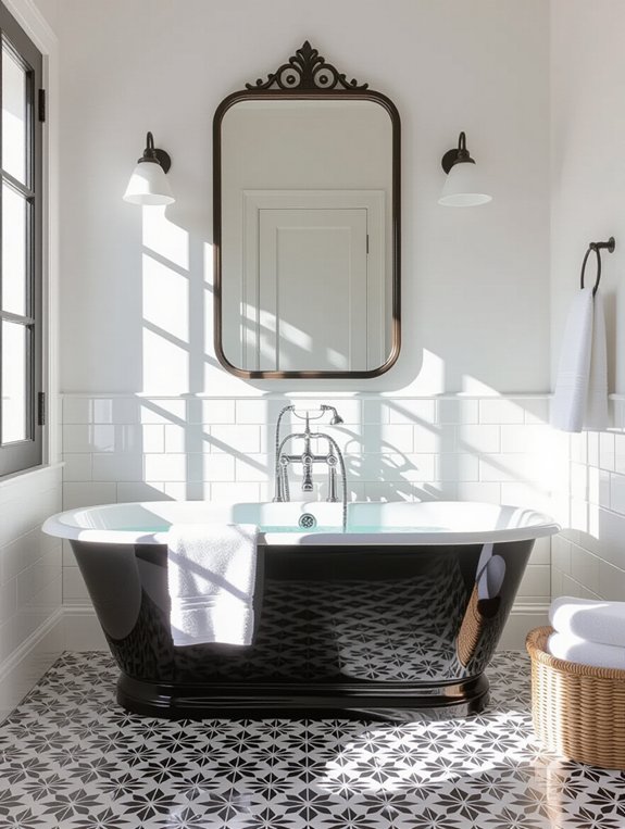 elevate bathroom with art