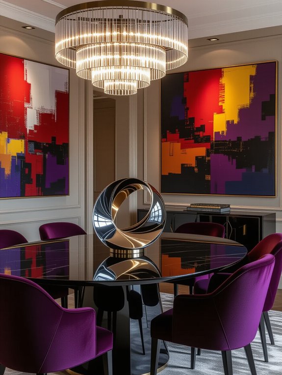 elevate dining with art