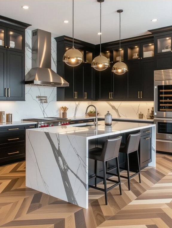 elevate kitchen with unique flooring