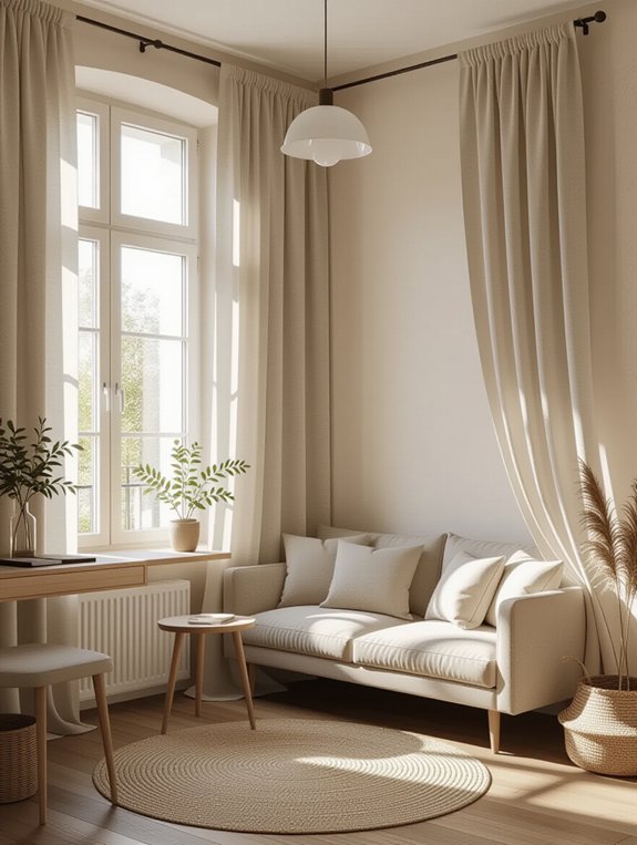 elevate space with curtains
