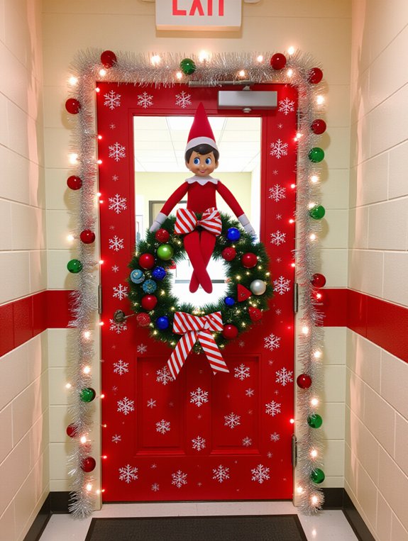 elf themed holiday decorations