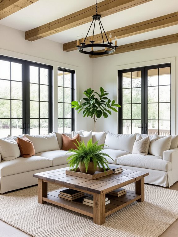 embrace rustic natural elements