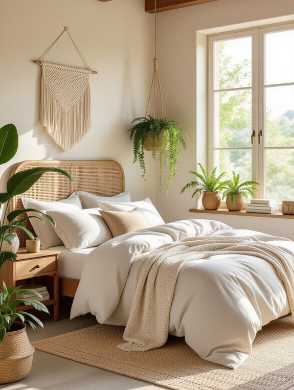 enhance bedroom with nature