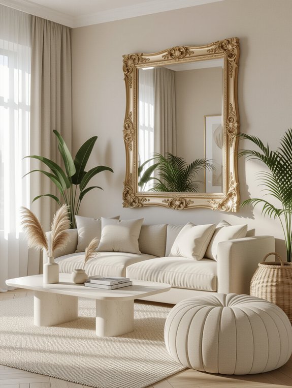 enhance space with mirrors