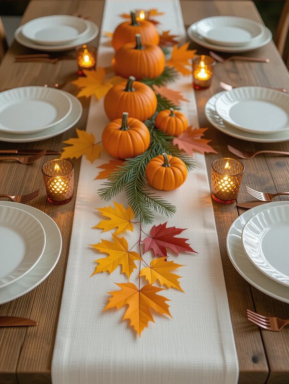 enhance thanksgiving table decor